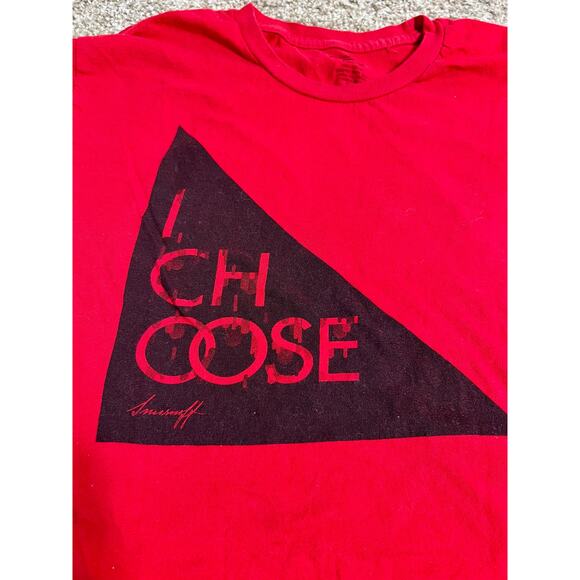 I choose Smirnoff Red Logo Tee Large - Picture 2 of 4